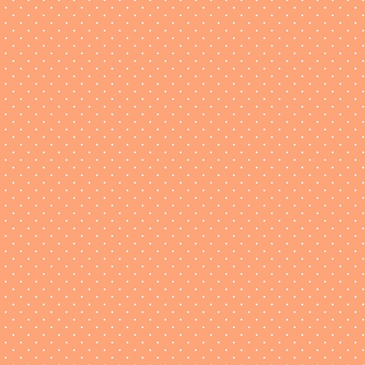 TULA PINK - TRUE COLORS - TINY DOTS, Peachy