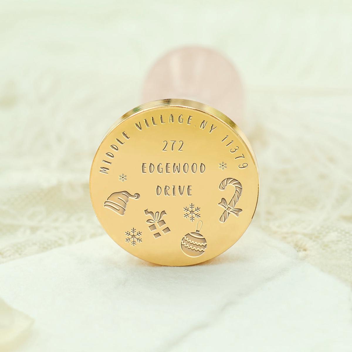 Christmas Gifts Custom Address Wax Seal Stamp