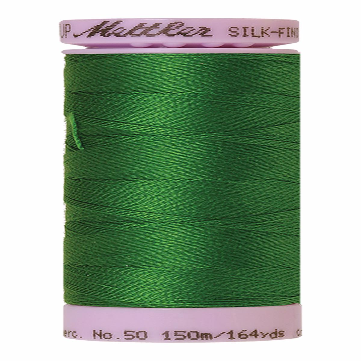 Mettler Silk-finish 50wt Solid Cotton Thread 164yd/150m Treetop