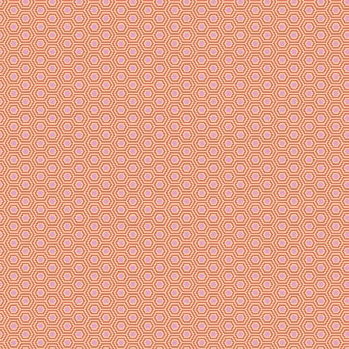 TULA PINK - TRUE COLORS - HEXY, PEACHBLOSSOM