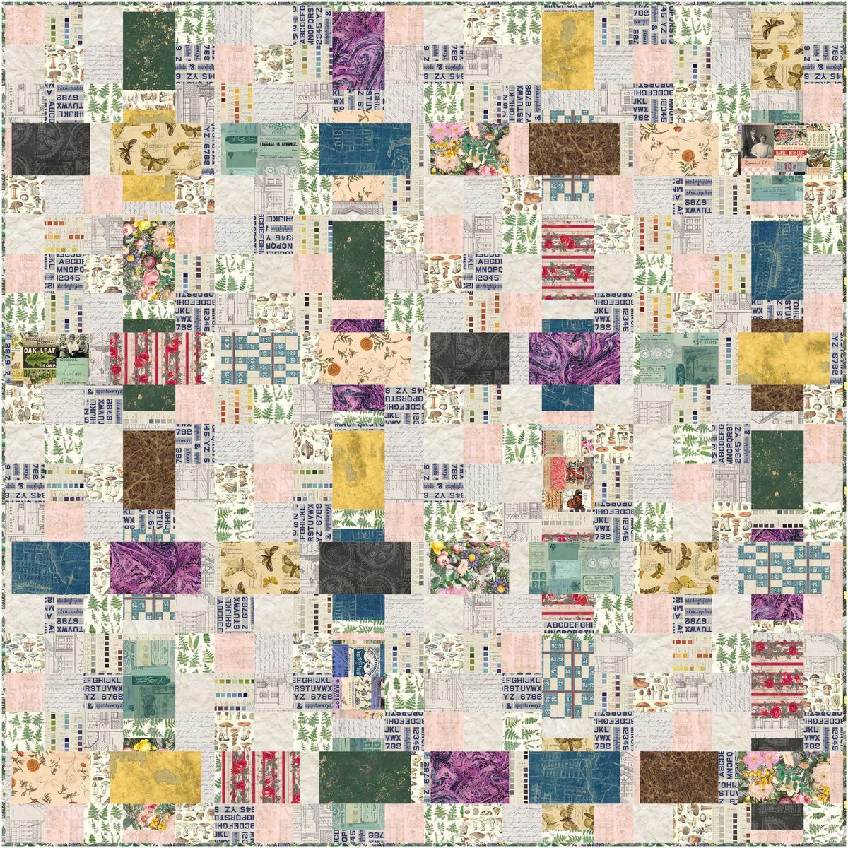 Kerri Thomson - Tim Holtz - Palette Curated - Woven Quilt Kit, SHIPPING JULY 2026