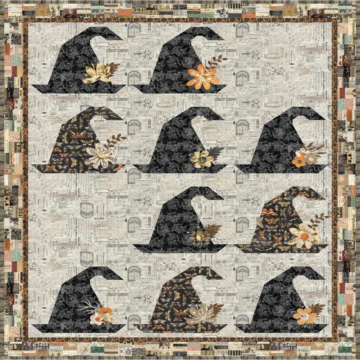 Tim Holtz - Palette Seasonal - Witch's Hat Quilt Kit