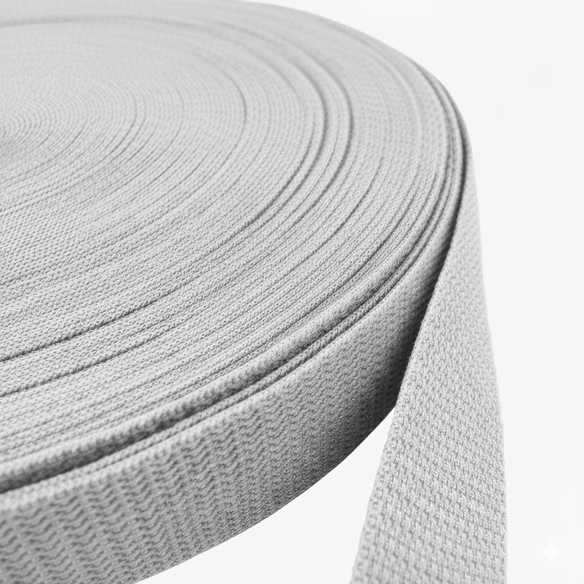 1.35 mm Silver Polypropylene Webbing