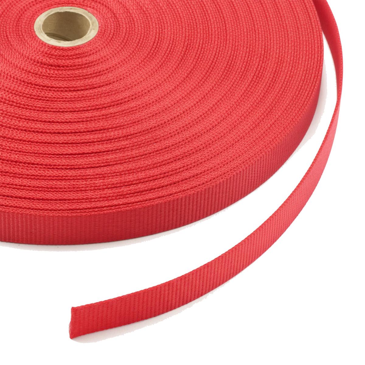 1.8 mm Red Polyester Webbing