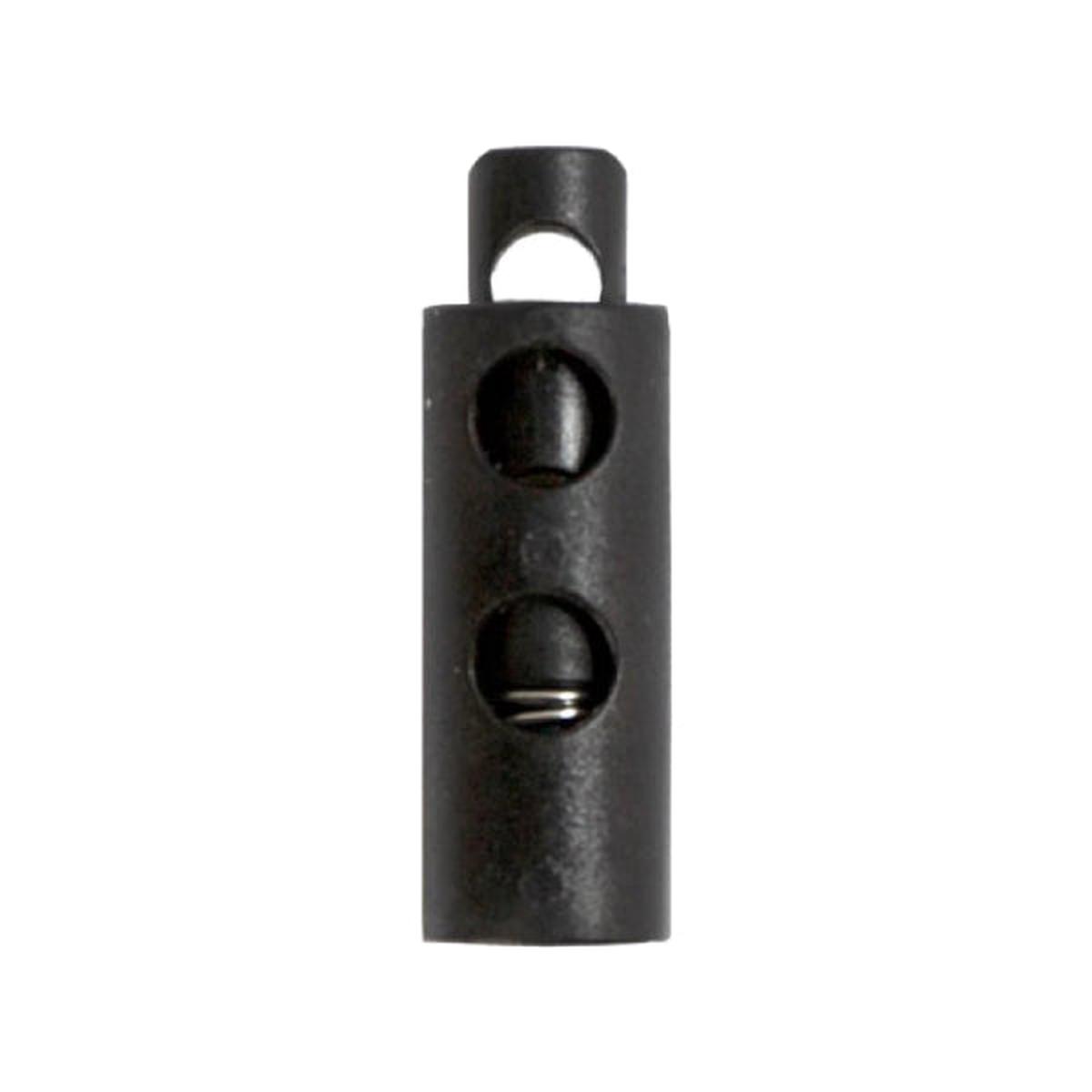 CL 605 Black ABS Double Barrel Cord Lock