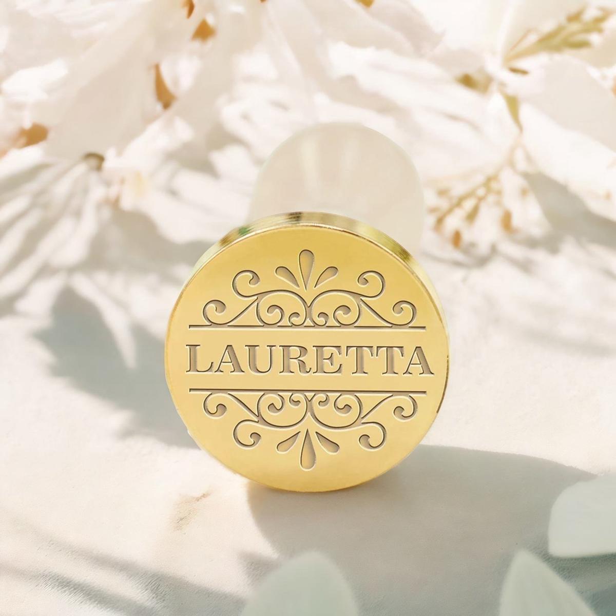 Custom Name Wax Seal Stamp - No.2