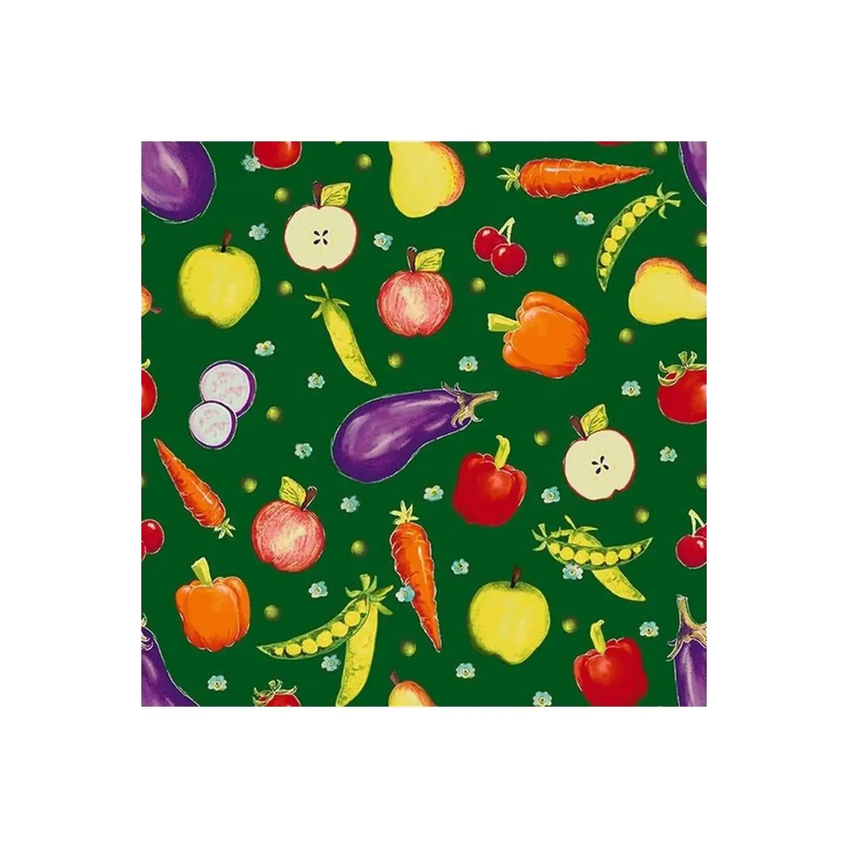 Henry Glass & Co. Fabrics, Happy Valley Farm Green - 2755-66* (Sold By 1/2 Meter)