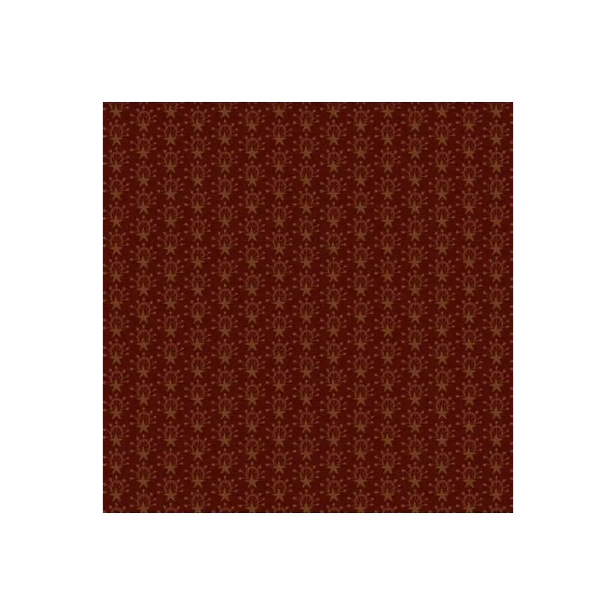 Henry Glass & Co. Fabrics, Red Collection - Star Basket* (Sold By 1/2 Meter)