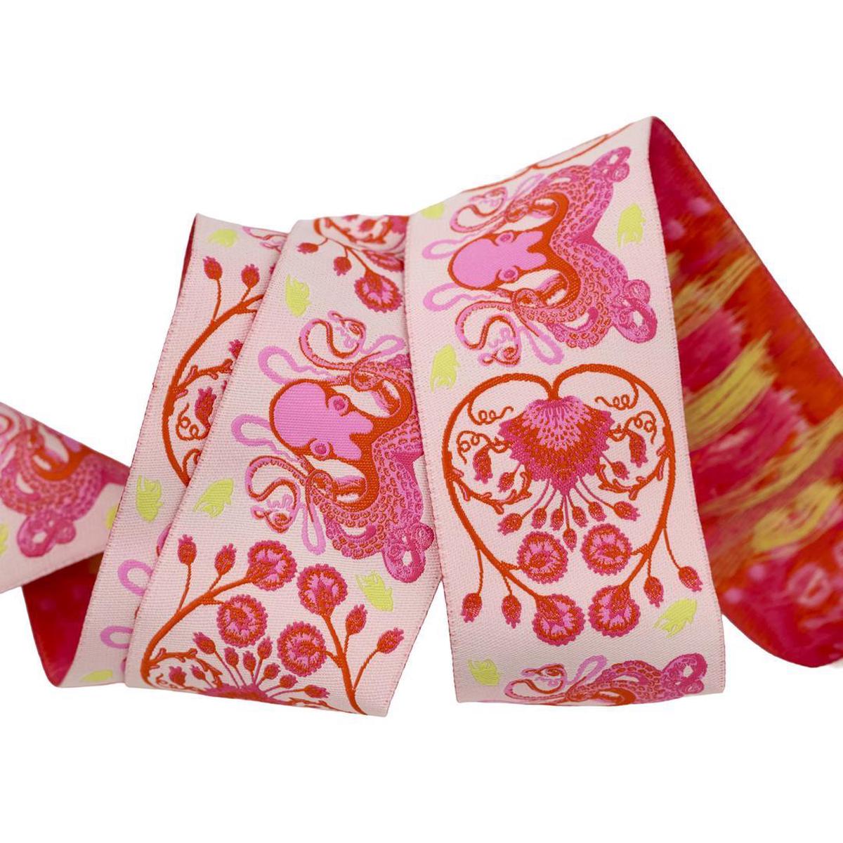 RENAISSANCE RIBBONS - TULA PINK - Floral Reef - Octogarden 1-7/8