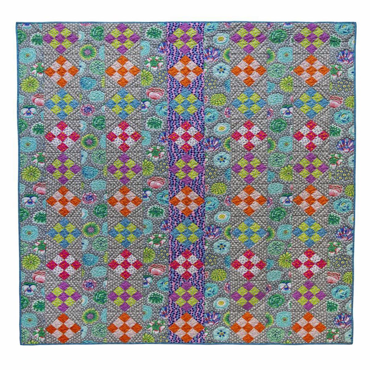KAFFE FASSETT - QUILTS BY THE SEA - Love in the Mist Quilt Kit